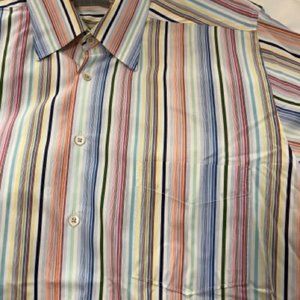 Martin Gordon Pastel Colors Stripped Shirt